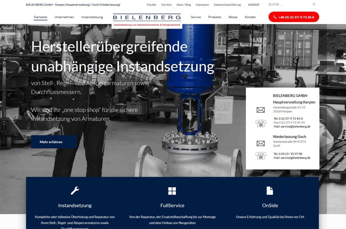 neue Website